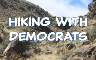 Hiking with Democrats 