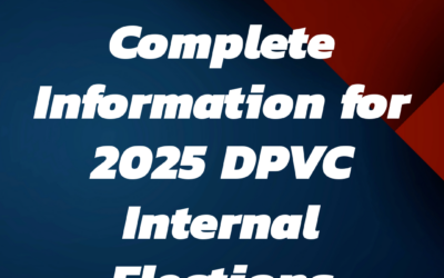 Complete Information for 2025 DPVC Internal Elections